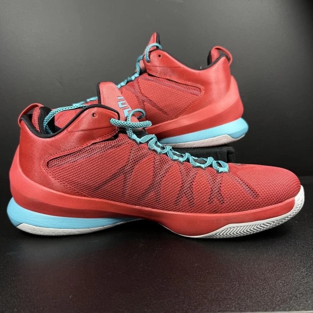 Size 12 JORDAN CP3 VIII AE Shoes RED BLUE WHITE mens Basketball Athletic